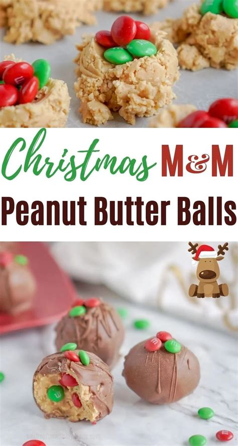 This Christmas Mandm Peanut Butter Balls Recipe Is Exactly What You Need