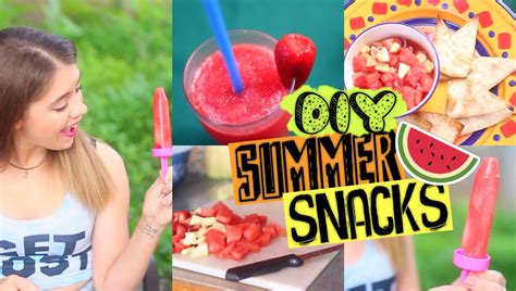Diy Healthy Snack Ideas For Summer Simple And Easy Snacks 2015 Youtube