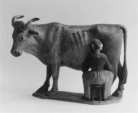 Girl Milking A Cow German Provincial The Metropolitan Museum Of Art