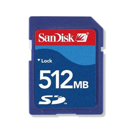 Sandisk Sd Flash Memory Card 512 Mb Sd