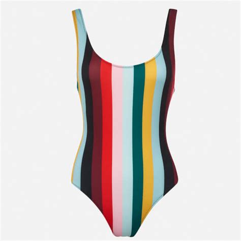 Solid And Striped Womens The Anne Marie Swimsuit Paradise Stripe