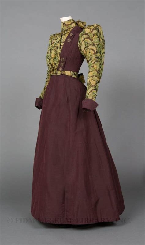 Rate The Dress 1890s Foliage 1890s Fashion Historical Dresses