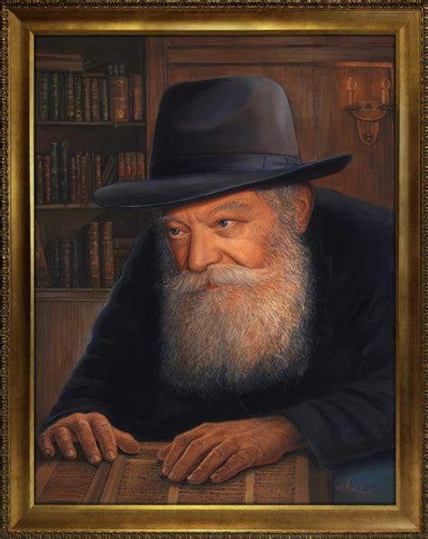 The Lubavitcher Rebbe Rabbi Menachem Mendel Schneerson By Alex Levin