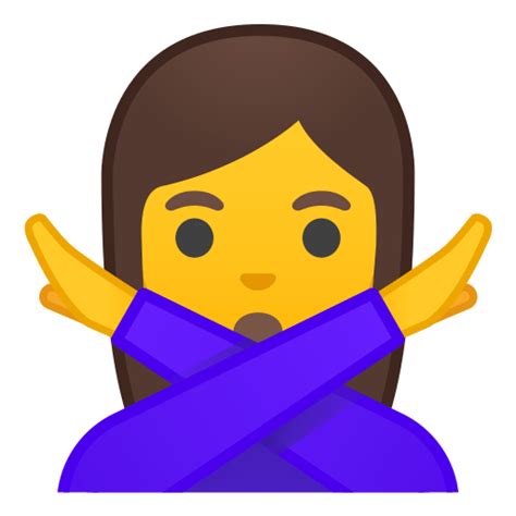 🙅‍♀️ Woman Gesturing No Emoji Meaning With Pictures From A To Z