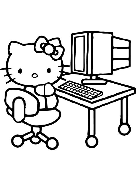 Hello Kitty coloring pages