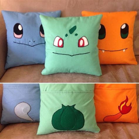 Cut everything out, folded everything that need to be folded keeping. Pokemon starter pillows are an easy DIY for gifts., Basic ...
