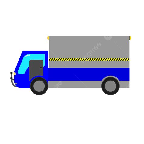 Truck Box Blue Vector Icon Trcuk Box Truck Stickers Vector Icon Png