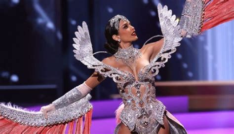 Foto Miss Universo 2021 Janick Maceta Se Lució Con Vestido Inspirado En La Bandera Peruana