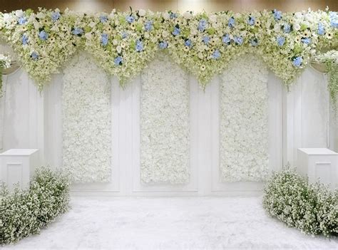 Nice Pure White Background Wedding Flower Portrait Photography Backdrop