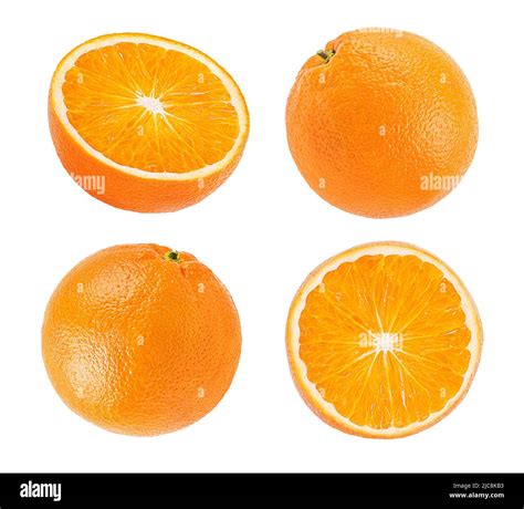 Orange Fruit Isolate On White Background Stock Photo Alamy
