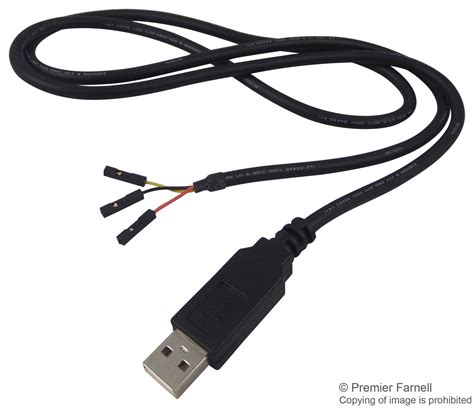 Ftdi Usb To Rs232 Levels Serial Uart Converter Cable 18m Cable And 5v