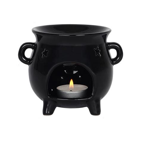 Black Ceramic Oil Burner With Handles 125 Cm Dalisay