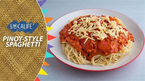 Pinoy Style Spaghetti Localife Philippines Youtube