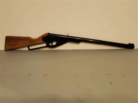 VINTAGE DAISY MODEL 105B Air Rifle BB Gun W Buck Deer Logo Estate