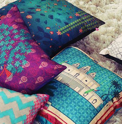 Buy online from s s agate. Colorful Designer Cushion Covers by Krsna Mehta | India ...