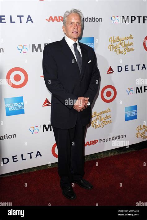 Michael Douglas Attending The Hollywoods Night Under The Stars 95th