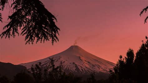 3840x2160 Villarica Volcano Pucon Chile Coverd In Snow 5k 4k Hd 4k