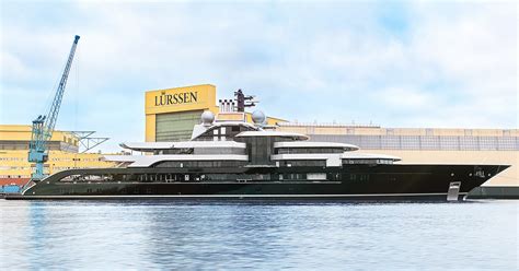 The 120 Plus Metre Project Thunder Superyacht By Lürssen Is Launched