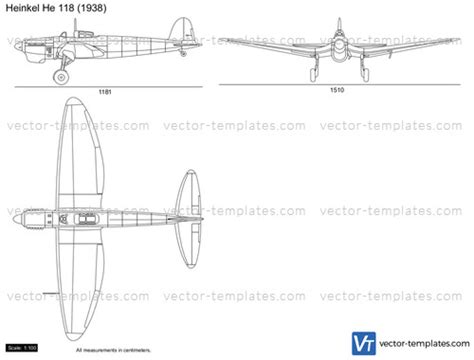 Templates Ww2 Airplanes Heinkel Heinkel He 118