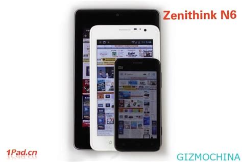 6 Inch Tablet Pc Zenithink N6 Officially Listed Gizmochina