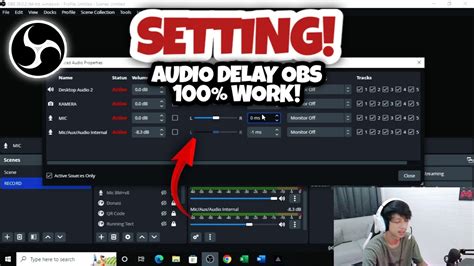 Cara Setting Audio OBS Delay Saat Recording Live Streaming YouTube