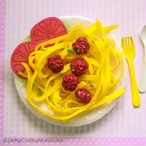 20 No Sew Pretend Play Food Crafts For Kids