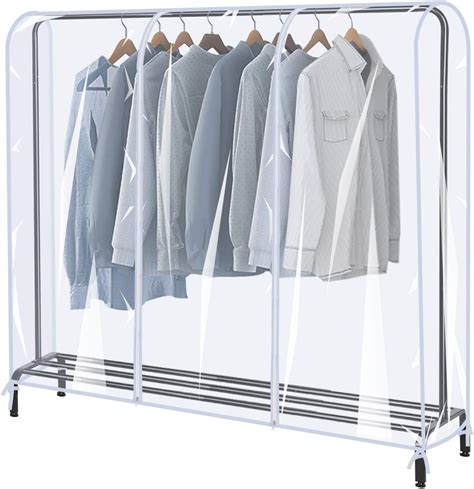 Siwutiao Garment Rack Cover5ft Transparent Peva Clothing