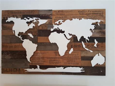 Weltkarte Wandbild Beleuchtet : Wandbild Weltkarte Aus 2 Mm Stahlblech 3 Teilig 120 X 80 Cm ...
