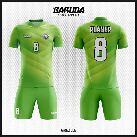 Desain Baju Bola Warna Hijau Kombinasi Berbagai Warna | Garuda Print - Garuda Print
