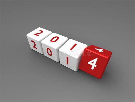 Dice Of New Year Stock Illustration Illustration Of Event 35980813