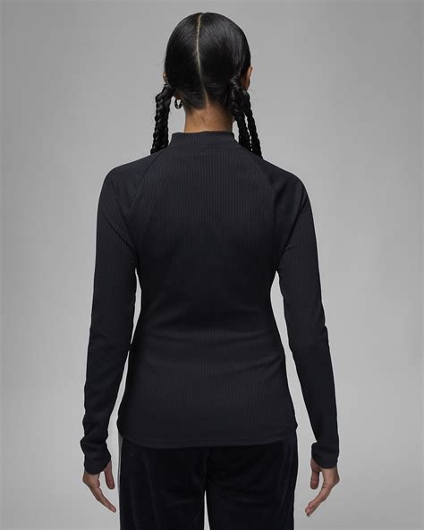 Jordan Flight Womens Ribbed Long Sleeve Top Nike Ch