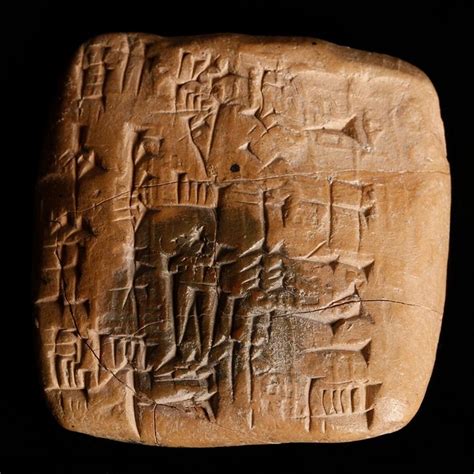 Old Babylonian Terracotta Cuneiform Administrative Tablet Barnebys