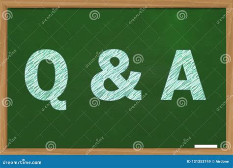 Q And A Questions And Answers Words Typography Concept Stock Image