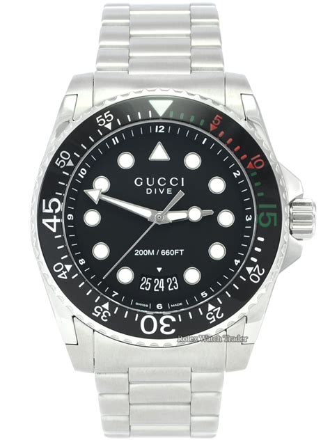 Buy Gucci Dive Xl Ya136208 Rolex Watch Trader