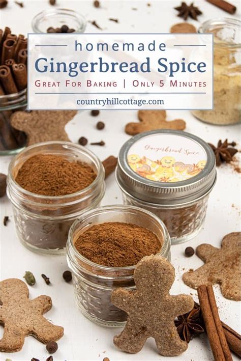 Gingerbread Spice Mix Homemade Seasoning Recipe