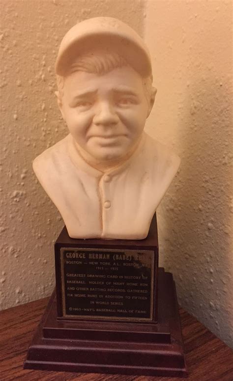 The Five Tool Collector 1963 Babe Ruth H O F Bust