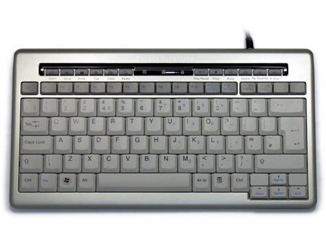 Silver Compact Keyboard With Cut Copy And Paste Keys Kbc 1525esat