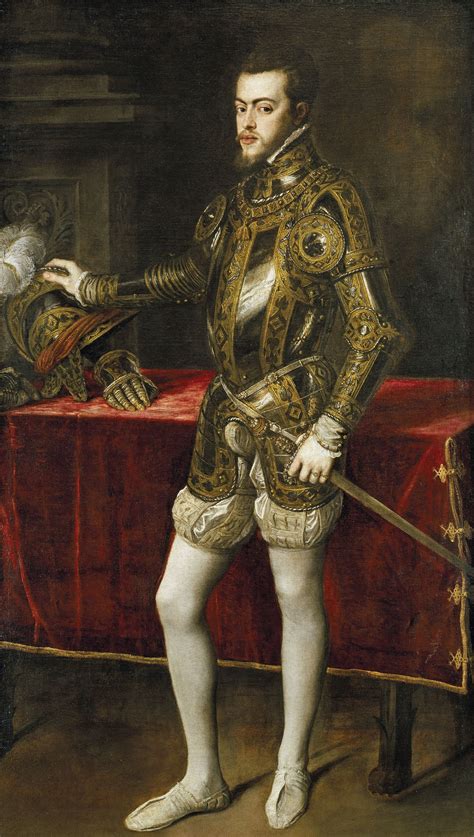 Retrato De Felipe Ii De España El Prudente 1527 1598 R 1556 1598