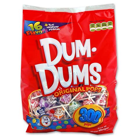 Dum Dums Assorted Flavors Original Pops 50 Oz 300 Count