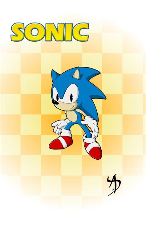 Old School Sonic By Absolutedream On Deviantart Sonic Sketch Book