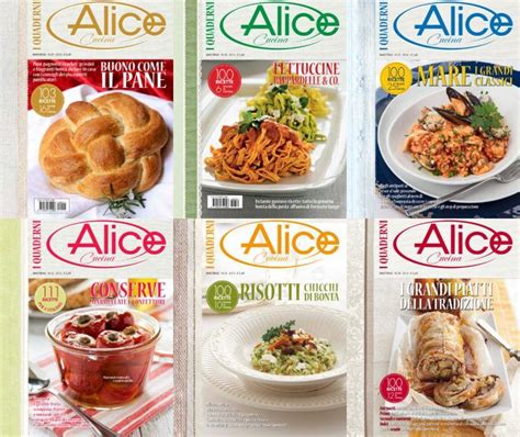 Picture For I Quaderni Di Alice Cucina Full Year Issues