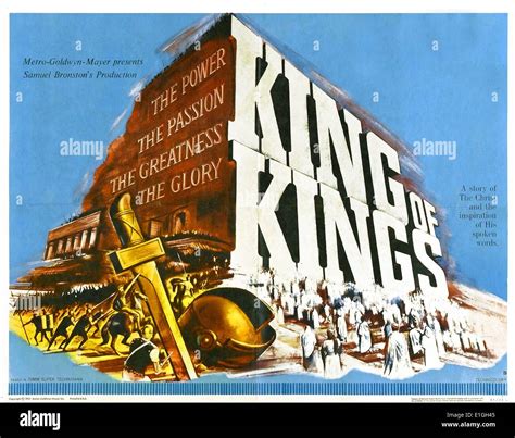 King Of Kings A 1961 American Biblical Epic Film Stock Photo Alamy