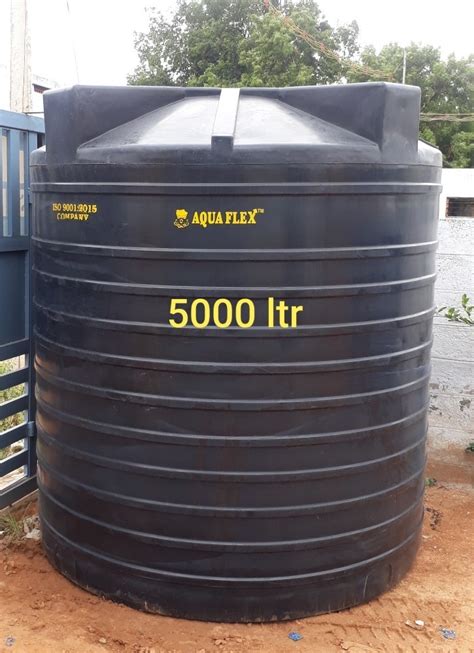 Black Plastic 5000 Liter Water Storage Tanks Rs 5 Litre Sree Bhavani
