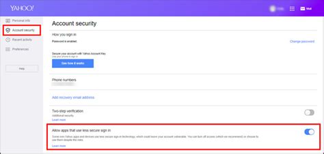 Allow Less Secure App Yahoo Mail Latest Guide 2024