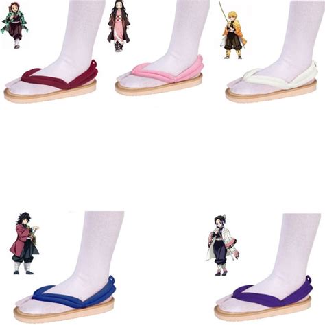 Anime Demon Slayers Cosplay Shoes Kimetsu No Yaiba Kamado Tanjirou