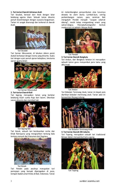 Contoh Kliping Tarian Daerah - Download Contoh Lengkap Gratis ️