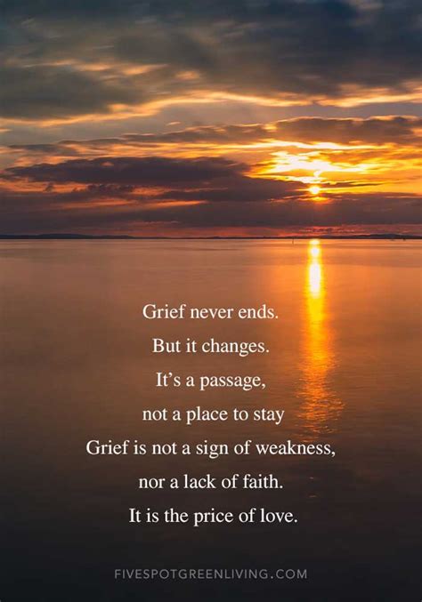 10 Inspirational Grief Quotes To Comfort You Five Spot Green Living