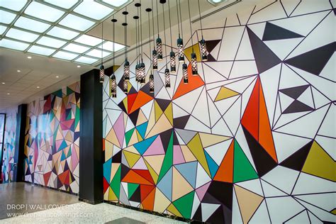 Commercial Wall Mural Drop Wallcoverings