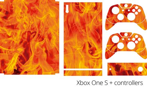 Fire Xbox Skin Sticker Tenstickers