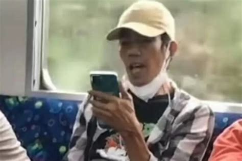 Viral Video Seorang Pria Nyanyi Dengan Suara Keras Di Krl Netizen